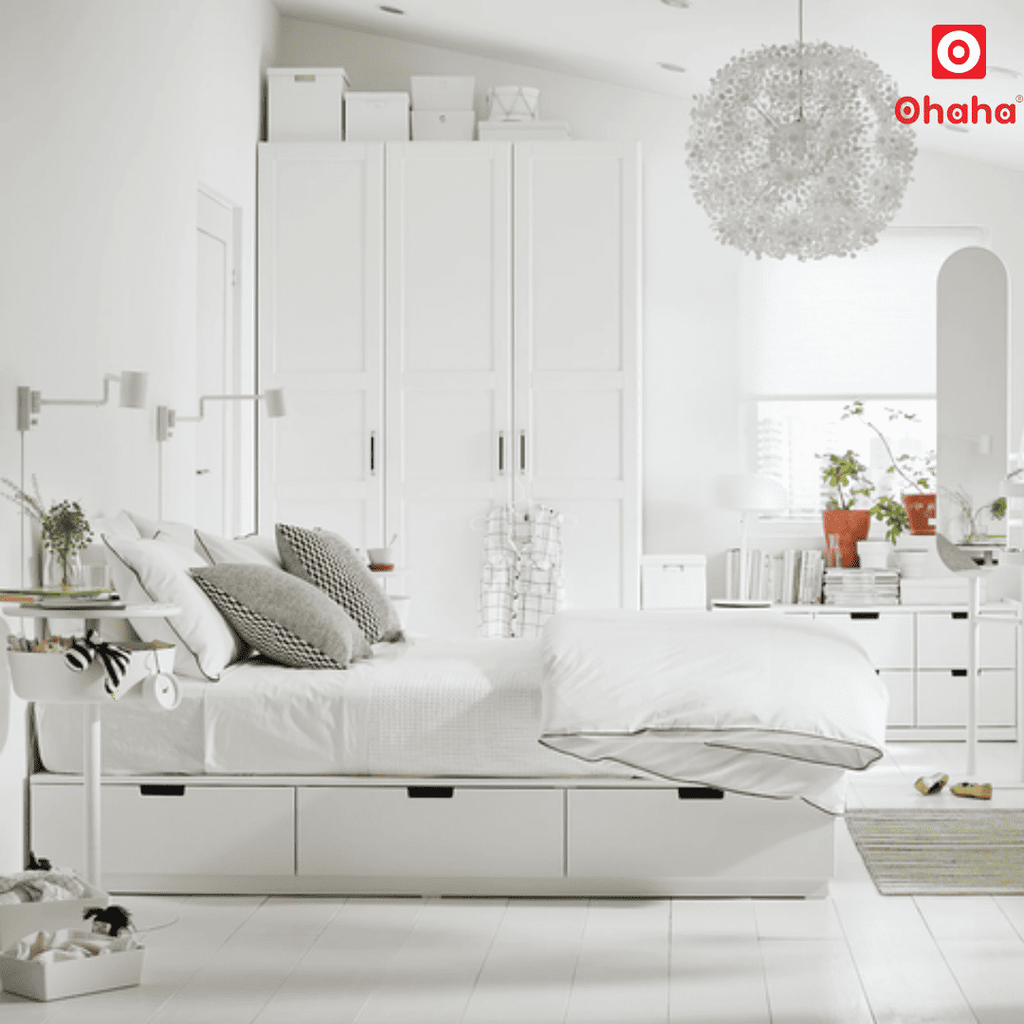 Giường ngủ gỗ công nghiệp cao cấp OHAHA  - GC039 - 02