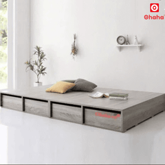 Giường ngủ gỗ công nghiệp cao cấp kiểu hộp OHAHA  - GC044 - 03