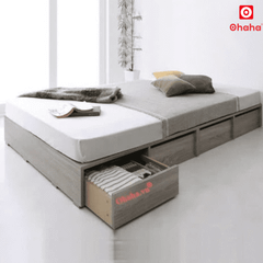 Giường ngủ gỗ công nghiệp cao cấp kiểu hộp OHAHA  - GC044 - 03