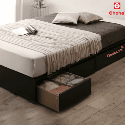 Giường ngủ gỗ công nghiệp cao cấp kiểu hộp OHAHA  - GC044 - 01