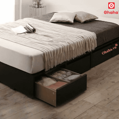Giường ngủ gỗ công nghiệp cao cấp kiểu hộp OHAHA  - GC044 - 01
