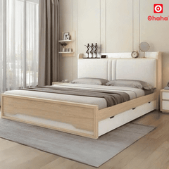 Giường ngủ gỗ thông minh Ohaha - GN001