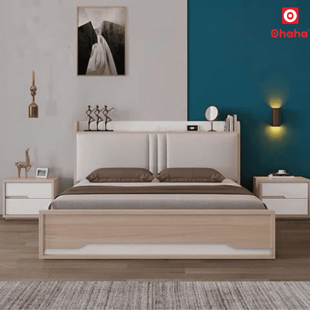 Giường ngủ gỗ thông minh Ohaha - GN001
