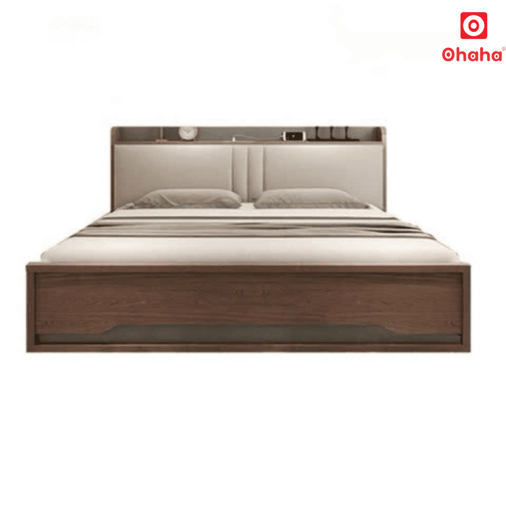 Giường ngủ gỗ thông minh Ohaha - GN001