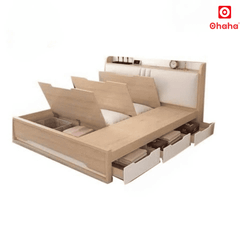 Giường ngủ gỗ thông minh Ohaha - GN001