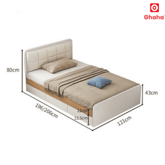 Giường ngủ gỗ công nghiệp bọc nệm Ohaha - GN003