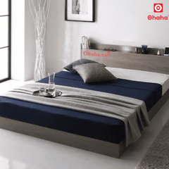 Giường Ngủ Gỗ OHAHA Cao Cấp Kiểu Nhật OH004