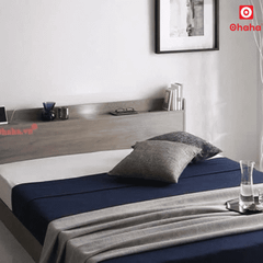 Giường Ngủ Gỗ OHAHA Cao Cấp Kiểu Nhật OH004