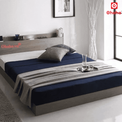 Giường Ngủ Gỗ OHAHA Cao Cấp Kiểu Nhật OH004