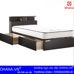 Giường ngủ gỗ công nghiệp cao cấp OHAHA  - GC036