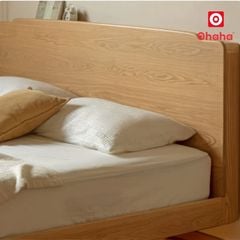 Giường ngủ gỗ tự nhiên cao cấp OHAHA - GGTN014
