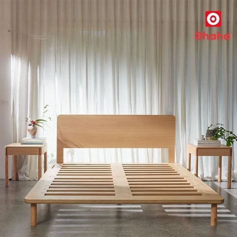 Giường ngủ gỗ Polywood cao cấp OHAHA - GGTN028