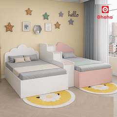 Giường ngủ hiện đại cho bé hình đám mây OHAHA - GTE020