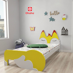 Giường ngủ hiện đại hình chú cáo cho bé - GTE019