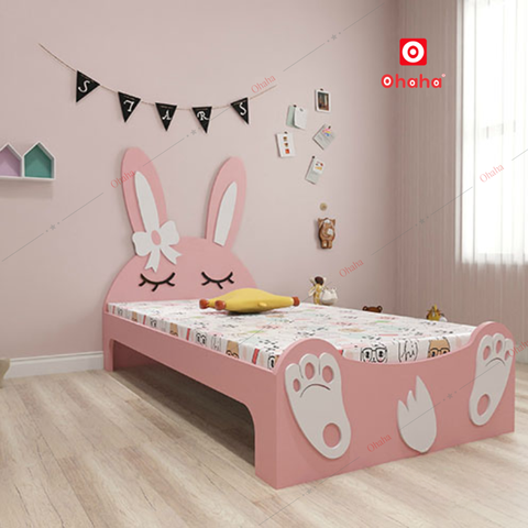 Giường ngủ hiện đại hình con thỏ Ohaha - GTE015