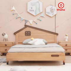 Giường ngủ hiện đại hình ngôi nhà cho bé - GTE010
