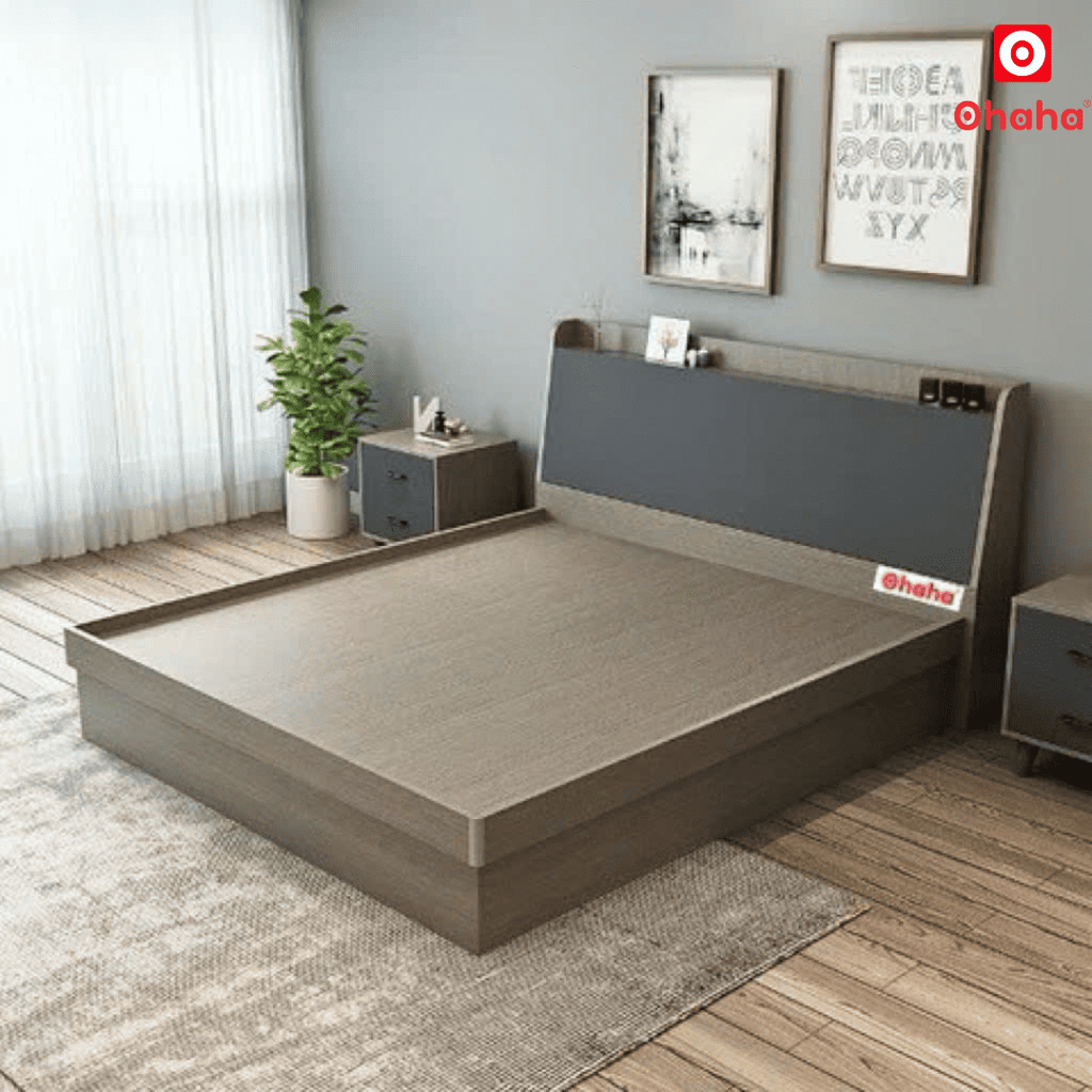 Giường Ngủ Hiện Đại Ohaha OHAHA - GHĐ001