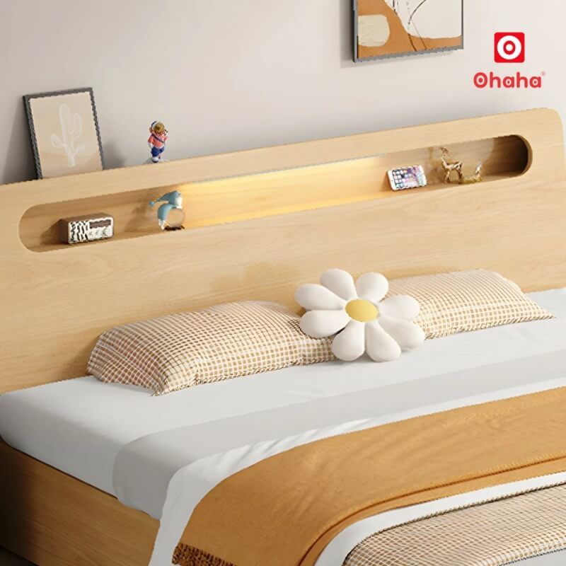 Giường ngủ gỗ hiên đại OHAHA  - GC060