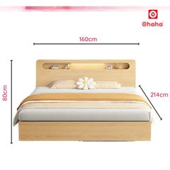 Giường ngủ gỗ hiên đại OHAHA  - GC060
