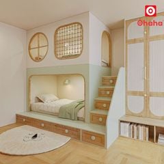 Giường tầng cao cấp hiện đại OHAHA - GTCC038