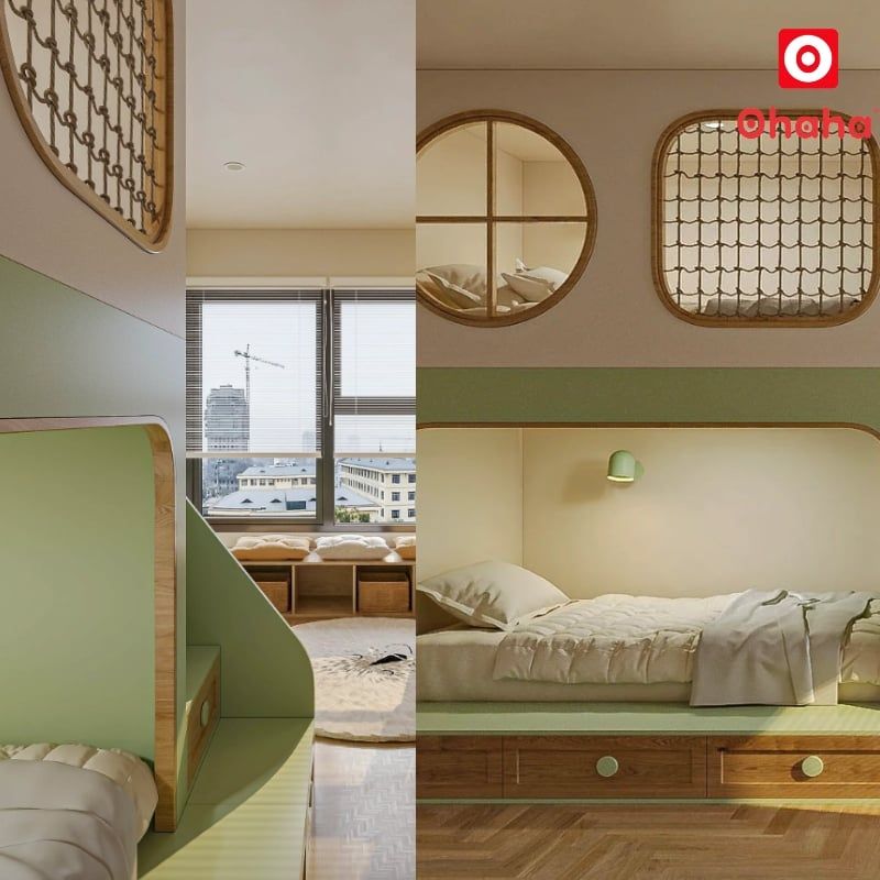 Giường tầng cao cấp hiện đại OHAHA - GTCC038