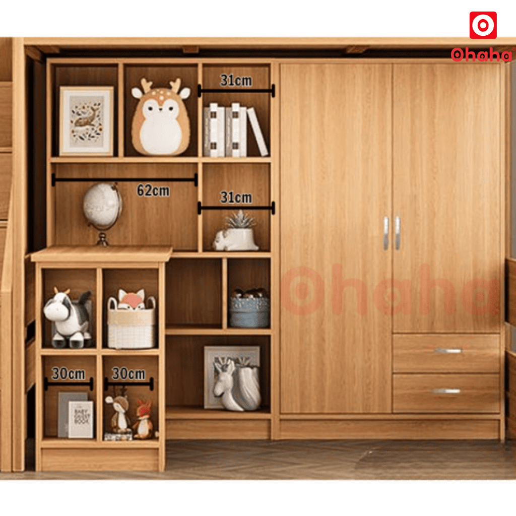 Giường tầng thông minh cao cấp Ohaha - GTCC015