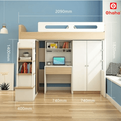 Giường tầng thông minh cao cấp Ohaha - GTCC019