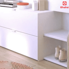 Giường Ngủ Gỗ Đa Năng OHAHA Phong Cách Hàn Quốc - HQ002