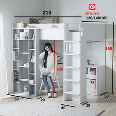 Giường tầng thông minh đa năng Ohaha - GTĐN033