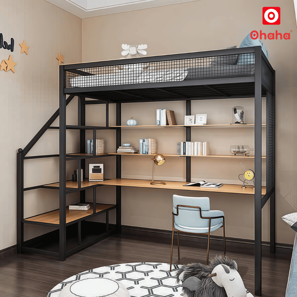Giường tầng hiện đại khung sắt cao cấp OHAHA - GTS055