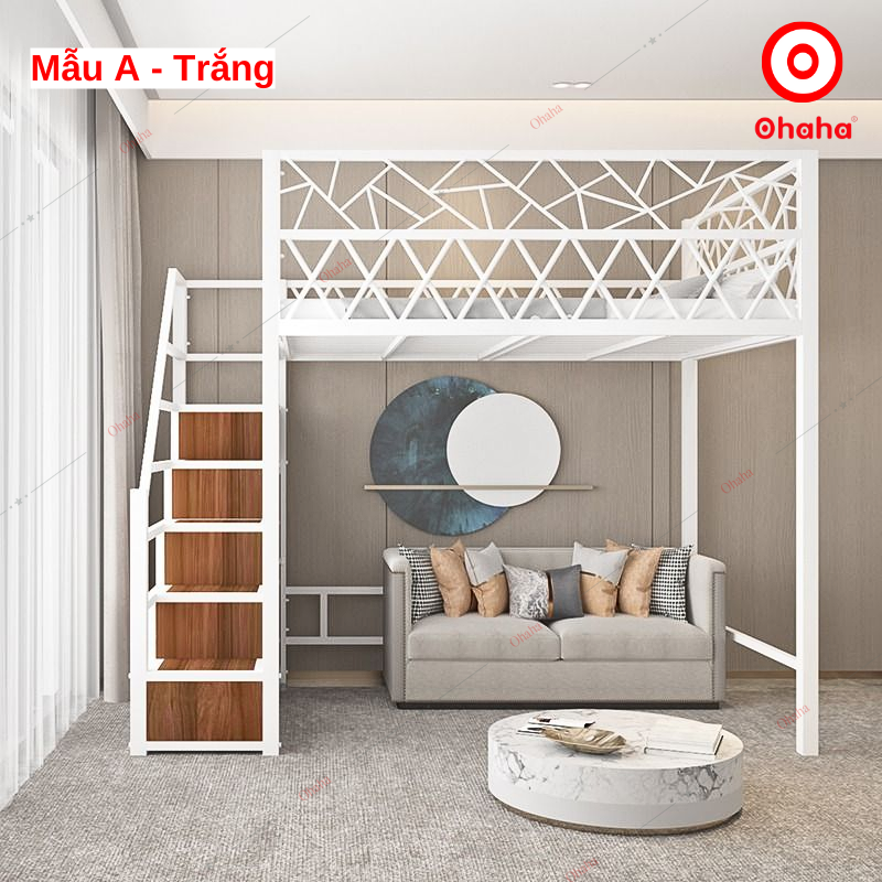 Giường tầng thông minh khung sắt Ohaha - GTS030