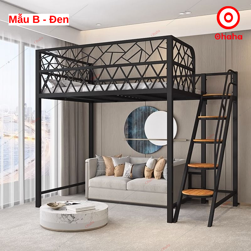 Giường tầng thông minh khung sắt Ohaha - GTS030