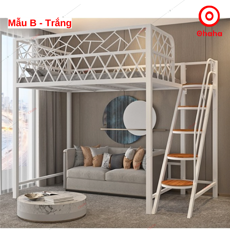 Giường tầng thông minh khung sắt Ohaha - GTS030