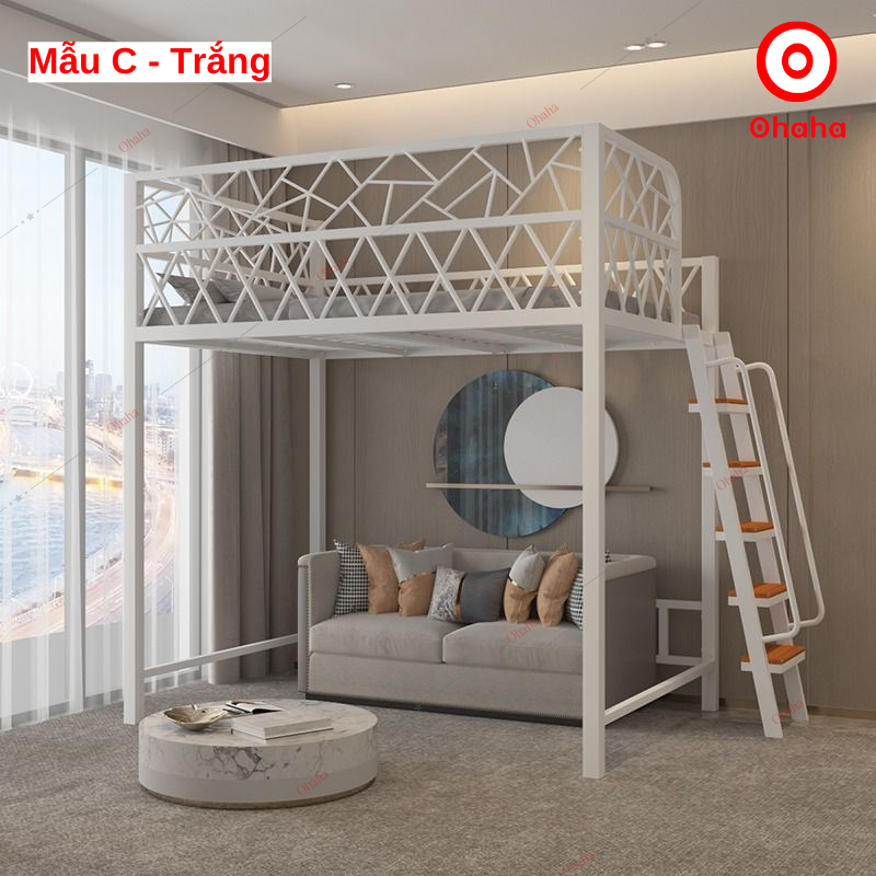 Giường tầng thông minh khung sắt Ohaha - GTS030