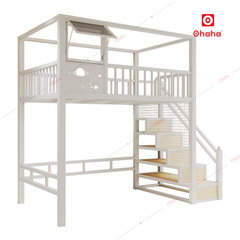 Giường tầng thông minh khung sắt Ohaha - GTS047