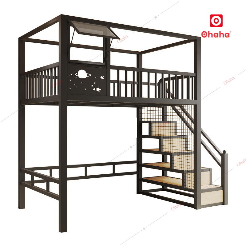 Giường tầng thông minh khung sắt Ohaha - GTS047