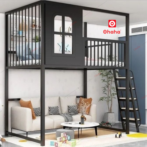 Giường tầng thông minh khung sắt Ohaha - GTS049