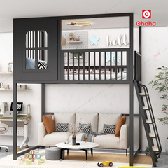 Giường tầng thông minh khung sắt Ohaha - GTS049