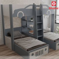 Giường tầng thông minh 3 giường Ohaha  - GTTM057