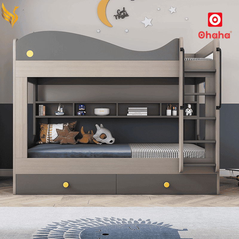 Giường tầng thông minh cao cấp Ohaha - GTCC004