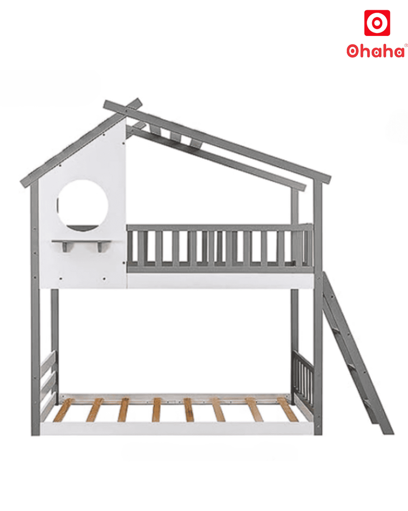 Giường tầng thông minh cao cấp kiểu ngôi nhà Ohaha - GTCC008