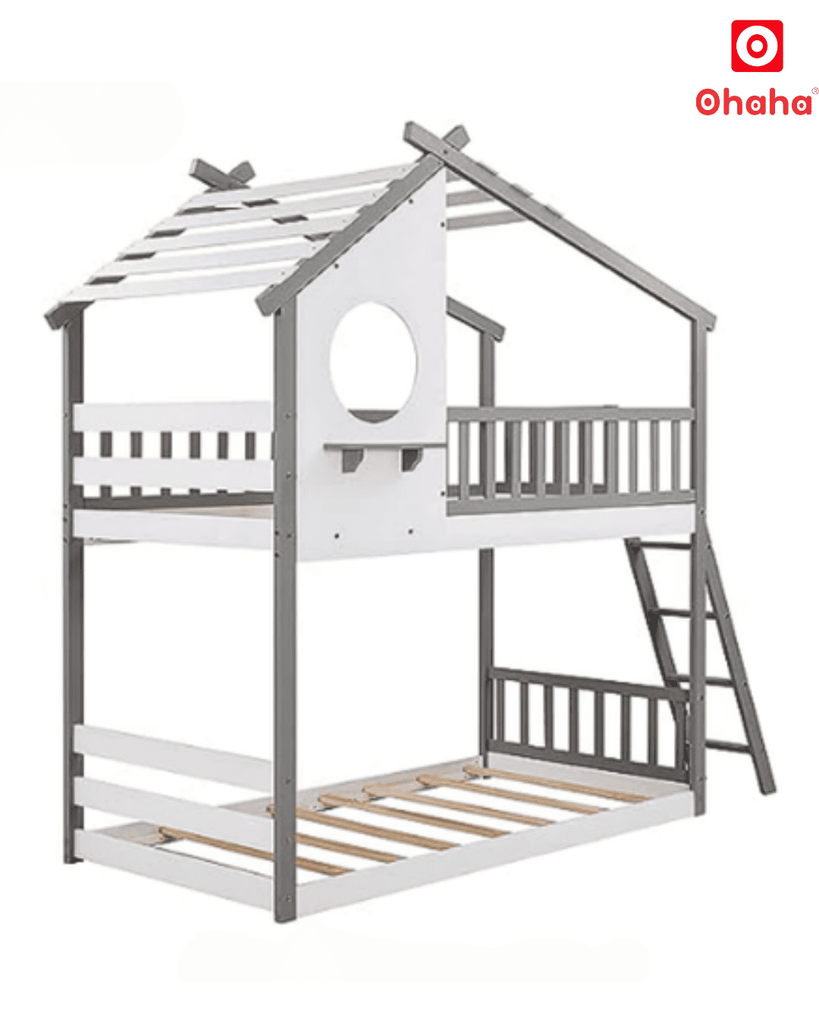 Giường tầng thông minh cao cấp kiểu ngôi nhà Ohaha - GTCC008