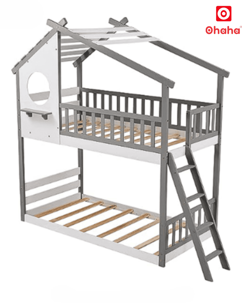 Giường tầng thông minh cao cấp kiểu ngôi nhà Ohaha - GTCC008