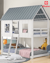 Giường tầng thông minh cao cấp kiểu ngôi nhà Ohaha - GTCC010