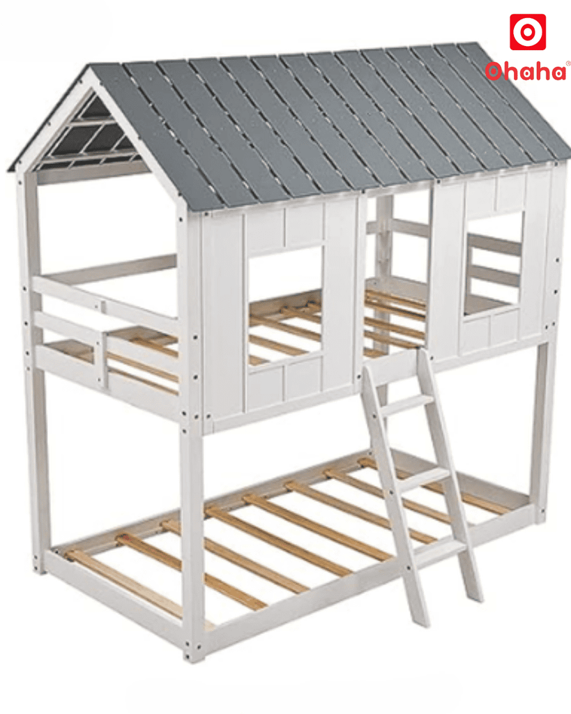 Giường tầng thông minh cao cấp kiểu ngôi nhà Ohaha - GTCC010