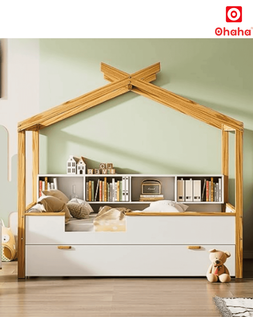 Giường tầng thông minh cao cấp kiểu ngôi nhà Ohaha - GTCC013