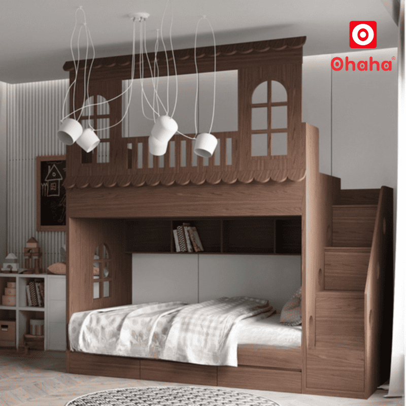 Giường tầng thông minh hiện đại OHAHA - GTTM059