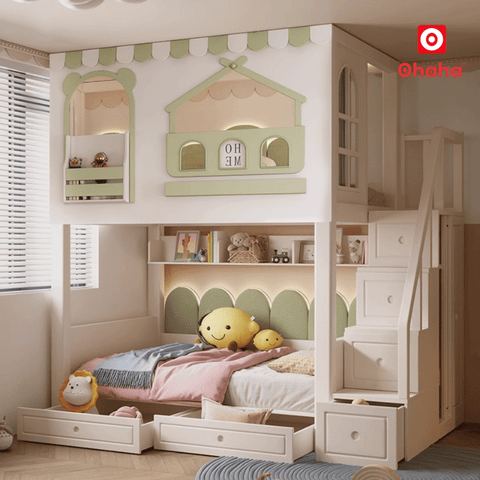 Giường tầng thông minh hiện đại OHAHA - GTTM069