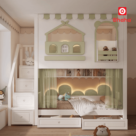 Giường tầng thông minh hiện đại OHAHA - GTTM069