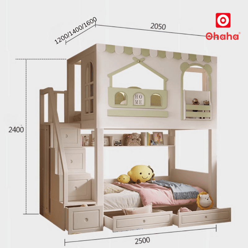 Giường tầng thông minh hiện đại OHAHA - GTTM069